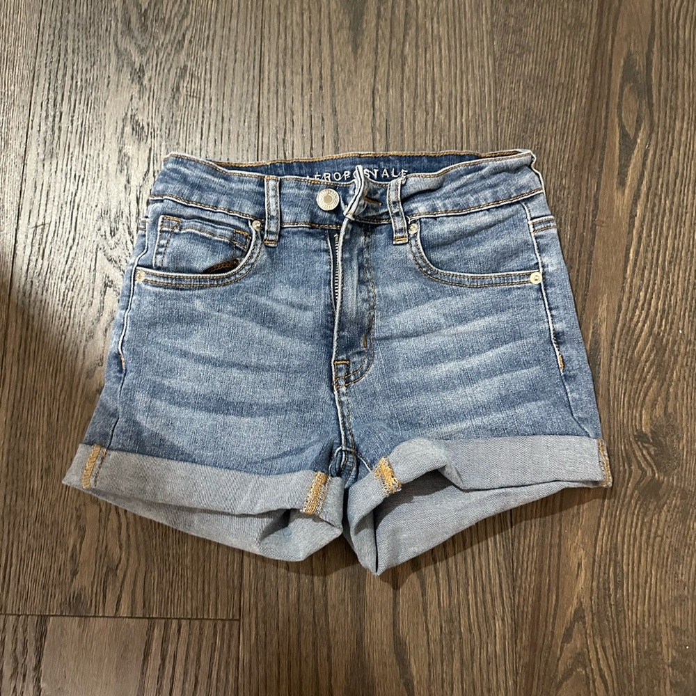 Aeropostale Classic Blue Denim Shorts